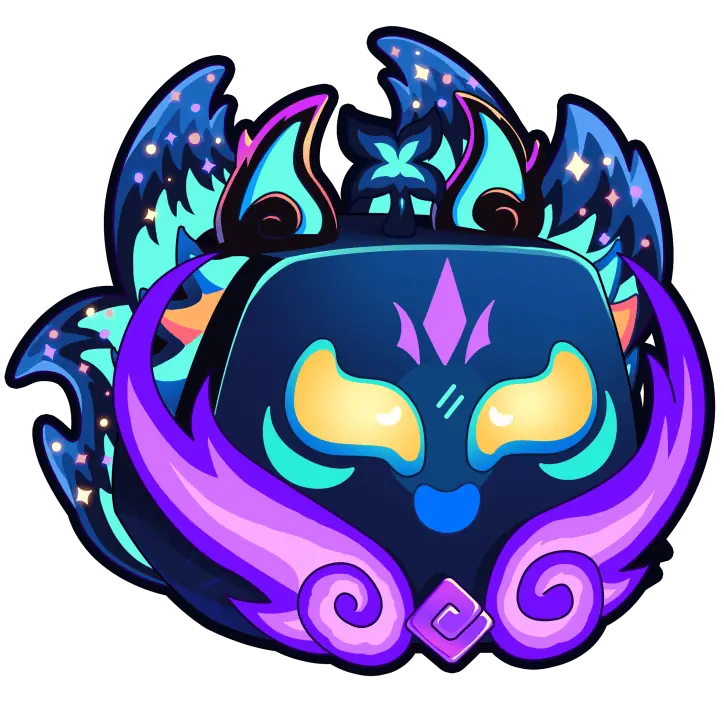 Kitsune Galaxy Skin (كيتسوني سكن جلاكسي)